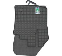 pour Audi A6 à partir de 03/2006-03/2011 Tapis adaptés PETEX Tapis en caoutchouc 4 pièces noir Tapis tous temps Tapis en caoutchouc