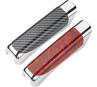 Pour Audi A6 C8 Avant 2018-2025 Couvre Frein à Main Protecteur, Housse de Frein de Stationnement Antidérapante frein à main Accessoires,Carbon Fiber Grain