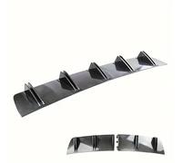 Pour Audi Pour A3 Pour A4 Pour A5 Pour A6 Pour A7 B8 S4 Q5 2024 81,5 Cm 5 Ailettes Séparateur Becquet Automobiles Universel Diffuseur Parechocs(Fiber Look)