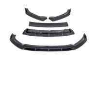 pour Audi pour A3 pour S3 2016 2017 2018 2019 Parechocs Avant Lèvre Protège Menton Décoration Style Accessoires Fibre Modifiée(Glossy Black Carbon)
