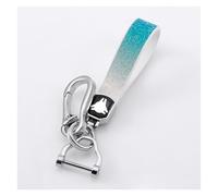 pour Audi Q2 Q3 Q5 Q7 Q8 SQ5 A1 A3 8P A4 A5 A6 C7 A7 S3 S7 S8 R8 TT RS3 RS6 ABS Rhinesto Voiture Clé Housse Coque Fob Accessoires(Key Chain-Blue)