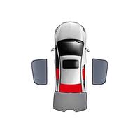 pour Audi Q7 2016-présent, Fenêtre Rideau Spéciale Magnétique Pare-Soleil Pare-Soleil Store Entièrement Couvert(Rear 3 Windows)