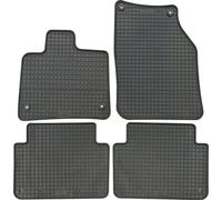 pour Audi Q7 à partir de 2006-05/2015 Tapis de sol ajustés PETEX Tapis en caoutchouc 4 pièces noir Tapis tous temps Tapis en caoutchouc