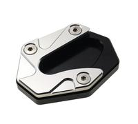 Pour Augusta Pour TV800 Pour 800SCS Plaque D'extension De Béquille Moto Support Latéral Pied Agrandir Le Coussin Extension Pad(Silver)