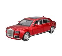 pour Aurus Senat Luxury 1:24 Modèle De Voiture Analogique en Métal Moulé sous Pression Cadeaux(Red)