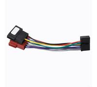Pour autoradio pour adaptateur ISO avec câble 20 broches et connecteur DIN pour autoradio, prend en charge une tension de 8 12 V, assure une connexion fiable sur différents modèles de voiture
