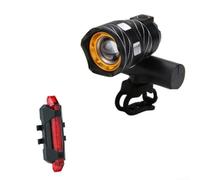 pour avant Vélo LED Puissant Rechargeable USB pour avant Vélo | LED haute luminosité, sécurité nocturne accrue, faisceau puissant, idéal sentiers sombres(C)