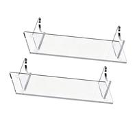 pour avec deux supports, Transparent A | Construction en acrylique, supports verticaux en forme de U, rangement organisé des et présentation