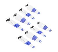 Pour avec hélice A 3 Hélice 8747F CW CCW Turbine à dégagement rapide Ventilateur à aile Accessoires de rechange universels (blanc bleu 8 pièces)