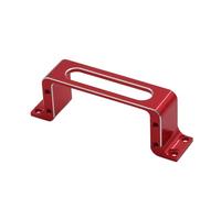 Pour Avion À Voilure Fixe Avion Télécommandé Alliage D'aluminium CNC Support Montage Servo Standard Moyen Cadre Fixe Voiture Télécommandée Maquette Bateau Parti RC(Red)