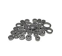 Pour Axial Pour Capra 1.9 Pour Unlimited Trail Pour Buggy Kit Roulements Complet 32 pièces Pièces Voiture RC À Rainure Profonde Scellées En Caoutchouc Noir Pré-graissées RC Roulement Billes