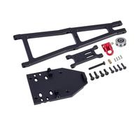 Pour Axial Pour Capra 1.9 Pour UTB 1/10 Trail Pour Buggy Échelle Aluminium Kit Bras Grue Dépanneuse Treuil Pièces Mise À Niveau Crawler RC Accessoires RC(Black)