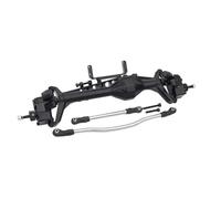 Pour Axial Pour Capra 1.9 Pour UTB AXI03004 Pour LCG F9 1/10 Axe Portail Avant Arrière Décalé Aluminium Avec Supports Servo Châssis Sur Chenilles RC Essieux RC(Black,Front)