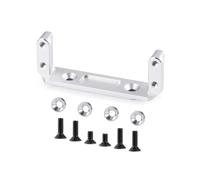 Pour Axial Pour Capra Pour Vanquish F9 Pour SCX10 III 4WD 1/10 Support Servo Aluminium Support Servo RC Pour Rock Crawler Pour Buggy Essieu Portail RC Composants(Silver)
