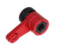 Pour Axial Pour Capra UTB10 1.9 Pour UTB 1/10 Servo 25T Métal Kit Bras Sauve Servo Voiture Crawler RC Pièces Mise À Niveau Accessoires RC Composants(Red)