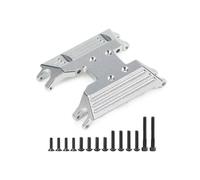 Pour Axial Pour Capra UTB18 1/18 Plaque Coulissante Transmission Aluminium Boîte Vitesses Montage Sur Châssis Mise À Niveau Chenille RC Pièces Réparation PièCes Rc(Silver)