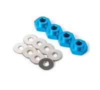 Pour Axial Pour SCX10 1/10 12 Mm Vers 17 Adaptateur Hexagonal Roue Extension Colonne Voiture RC Accessoires Mises À Niveau Remplacement Réparation RC Pièces De Voiture(Blue)