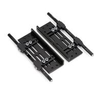 Pour Axial Pour SCX10 1/10 RC Crawler 2 Pièces En Métal Pour Rock Sliders Pédale Réglable Marchepied Latéral Pièces Mise Niveau Accessoires Remplacement Accessoires Rc