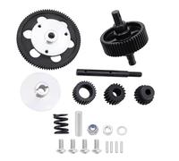 pour Axial pour SCX10 1/10 RC Pièces Mise À Niveau Voiture Métal Ensemble Complet Boîte Vitesses Engrenages Transmission OP 87T Engrenage Droit 20T Pignon ModèLes RéDuits Rc