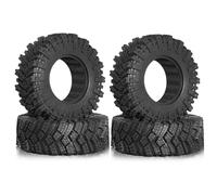 pour Axial pour SCX10 90046 90047 AXI03007 pour Tamiya CC01 D90 D110 TF2 pour Rock 1:10 4 Pièces 98 MM 1.9 "pneus Roue en Caoutchouc RC Chenille RC Pièces Rechange