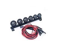 Pour Axial Pour SCX10 90046 AXI03007 Pour TRX4 D90 1/10 RC Voiture Lampe De Toit 4/5/6 Barre Lumineuse Phare Projecteur RC Crawler Voiture Feux Phare Voiture Rc(C)