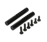 pour Axial pour SCX10 90046 pour TRX4 pour TRX6 YK4102 Support Montage Pare-Chocs en Métal Poteau Carré/Cercle avec Vis 1/10 RC Pièces Mise À Niveau Voiture sur Chenilles Accessoires RC