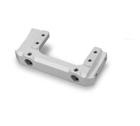 Pour Axial Pour Scx10 90047 Pour Wrangler 90046 Pour Cherokee 1/10 Kit De Déportation Du Servo CMS En Métal Support Pare-chocs Avant Pièces Mise À Niveau RC Crawlers Pièces(Sliver)