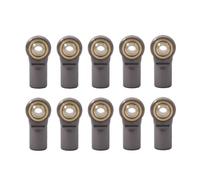 Pour AXIAL Pour SCX10 D90 D110 Pour Tamiya CC01 Pour Course 1/10 10 Pièces Métal M4 20 Mm Aluminium Lien Biellette Embout Rotule RC Voiture Chenille Accessoires Rc(Gray)