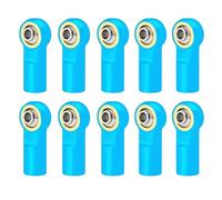 Pour AXIAL Pour SCX10 D90 D110 Pour Tamiya CC01 Pour Course 1/10 10 Pièces Rotule De Biellette En Aluminium M3 Cylindre Pour Voiture Radiocommandée Composants(Blue)