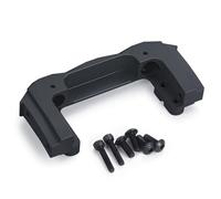 Pour Axial Pour SCX10 II 90046 90047 Pour Wrangler 1/10 Alliage Métallique Fixation Servo Avant Support Voiture Crawler RC Pièces Modélisme PièCes Rc(Black)