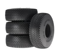 Pour Axial Pour SCX10 II III Pour Traxxas Pour TRX4 Pour TRX6 D90 Pour Redcat Pour MST 1/10 RC Pneus En Caoutchouc 1,9" Ensemble De Mise À Niveau Pour Chenilles RC 118 Mm RC Voiture Roues