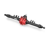 Pour Axial Pour SCX10 II VS4-10 1/10 Pièce En Aluminium Usinée Construction Ensemble D'essieu Droit Décalé RC Crawler Pour Rock Trucks Pièces Accessoires RC(Black,Rear)