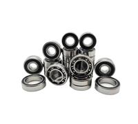Pour Axial Pour SCX10 III 1/10 24 Pièces AR45 Avant Arrière Pré Graissés Kit Roulements Billes Essieu Portique Pièces Voiture Radiocommandée Avec Joint Caoutchouc Noir Rc Roulements éTanches