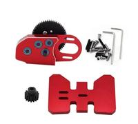 pour Axial pour SCX10 III II 90046 pour Capra pour TRX4 1/10 2Low Gearbox Boîte De Transmission Centrale avec Engrenage Overdrive RC Crawler Mise À Niveau Pièce RC Boîte Transmission(Red)