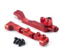 Pour Axial Pour SCX10 III Pour Gladiator Base Camp AXI03027 1/10 Alliage D'aluminium Supports De Servo Accessoires PièCes Rc(Red)