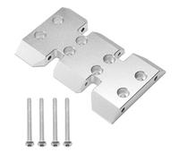 Pour Axial Pour SCX10 Pour Capra I II III 1/10 Plaque Protection Translation Métal Pour Chenilles RC Centre Gravité Pièces MiseÀ Niveau Réparation Pièces Améliorations RC(Silver)