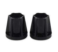 Pour Axial Pour SCX10 Pour Capra Pour Redcat Gen8 VS4-10 1/10 CNC Aluminium 6mm-18mm Roue Moyeu Hexagonal 1.9 2.2 Roues Jante RC Voiture Sur Chenilles RC Mise Niveau Modèles(2pcs 22mm Black)