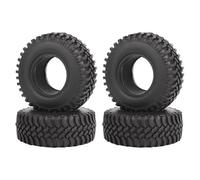pour Axial pour SCX10 pour D90 110 pour Tamiya pour CC01 1.9 Pouces Pneus 4 Pièces 100mm 1.9 Pouces Pneus en Caoutchouc avec Inserts en Mousse pour 1:10 RC pour Rock Roues