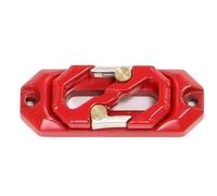 Pour Axial Pour SCX10 Pour Traxxas Pour TRX4 1/10 RC Crawler Car Treuil Magnétique Guide Câble Guidon Protection Crochet Remorquage PièCe Accessoire Rc(Red)