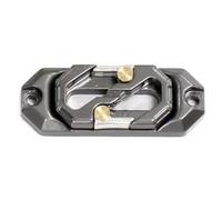 Pour Axial Pour SCX10 Pour Traxxas Pour TRX4 1/10 RC Crawler Car Treuil Magnétique Guide Câble Guidon Protection Crochet Remorquage PièCe Accessoire Rc(Gray)