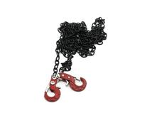 pour Axial pour SCX10 pour Traxxas pour TRX4 D90 pour Tamiya CC01 1/10 RC Treuil À Crochet De Remorque CNC en Métal avec Accessoires Chaîne Jouets RC
