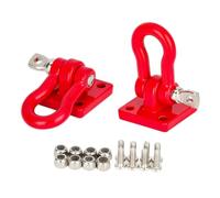 pour Axial pour SCX10 pour TRX4 D90 pour Tamiya pour Wraith CC01 1/10 RC Pièces Mise À Niveau Voiture Remorque Chaîne Crochet Remorquage Corde Treuil Manille Rc Mise Niveau Composant