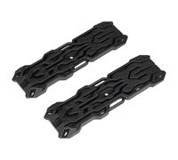 Pour Axial Pour SCX10 Pour TRX4 Pour Yikong 1:10 Rampe Pour Pneu D'échappement Anti-piège Rc Crawler Car Part Parti RC(Black)