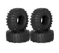 Pour Axial Pour SCX10 Pro Pour Capra Pour Traxxas Pour TRX4 4WD D90 Pour Redcat 1/10 4 Pièces Pneu En Caoutchouc Souple 118 Mm 1,9" Chenille RC Rc Jeu De Pneus