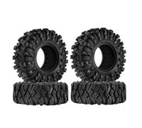 Pour Axial Pour SCX10 Pro Pour Capra UTB18 Pour TRX4 Pour Redcat (R131) 1/10 4 Pièces Pneus Maçonnerie 110 X 38 Mm Boue Tout-terrain Roues 1,9" Voiture RC Pneus Voiture Pièces