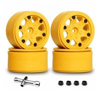 pour Axial pour SCX10 RR10 pour Wraith pour Traxxas pour TRX4 pour TRX6 1/10 Moyeux Roues Beadlock en Nylon 2,2/1,9 Pouces Crawler RC Accessoires RC