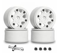 pour Axial pour SCX10 RR10 pour Wraith pour Traxxas pour TRX4 pour TRX6 1/10 Moyeux Roues Beadlock en Nylon 2,2/1,9 Pouces Crawler RC Accessoires RC