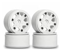 Pour Axial Pour SCX10 UTB10 Pour TRX4 Pour TRX6 Pour Redcat Gen7 Gen8 VS4-10 1.9 Roues À Billes Plastique Accessoires Véhicule Tout-terrain RC Moyeu Roue Chenille Rc(Silver)