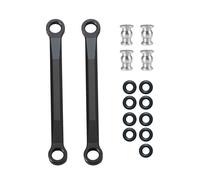 Pour Axial Pour SCX24 1/24 2 Pièces CNC Maillons Aluminium Liaison Châssis Avec Extrémité Tige RC Accessoires Mise À Niveau Voiture Sur Chenilles Pièces Modification RC(Black,45mm)