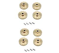 Pour AXIAL Pour SCX24 90081 1/24 8 Pièces Adaptateur Hexagonal De Roue En Laiton Robuste Voiture Crawler RC Pièces De Mise À Niveau Composants